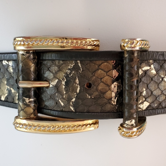Snakeskin belt - Picture 4 of 7